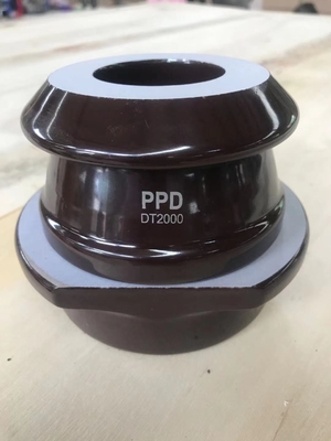 Brązowa przeszklona tuleja porcelanowa transformatora 1kV 2000A