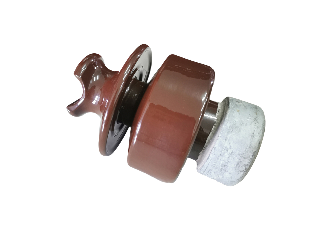 Standardowy izolator porcelanowy z brązowym pinem IEC z hardwares