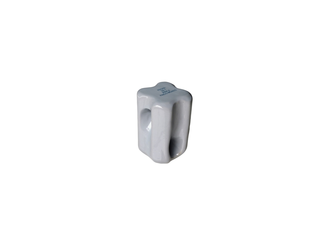 Jasnoszara glazura 1,85 kg 89 kN porcelanowe izolatory naprężeniowe
