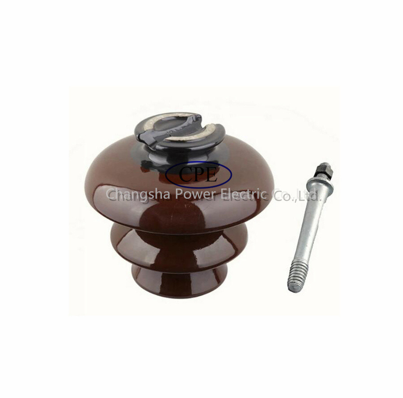 11kv Semi Pin Type Porcelain Insulator Oem Available Brown Color