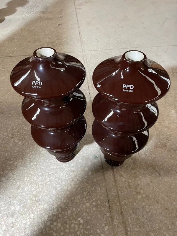 Brązowa porcelanowa tuleja transformatora wysokiego napięcia C-110 / OEM