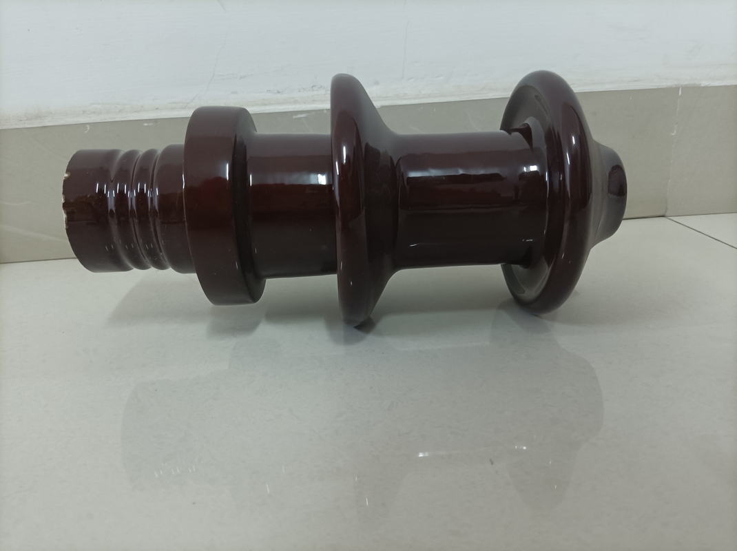 Brązowa przeszklona tuleja porcelanowa transformatora DT-10NF250 do transformatora olejowego